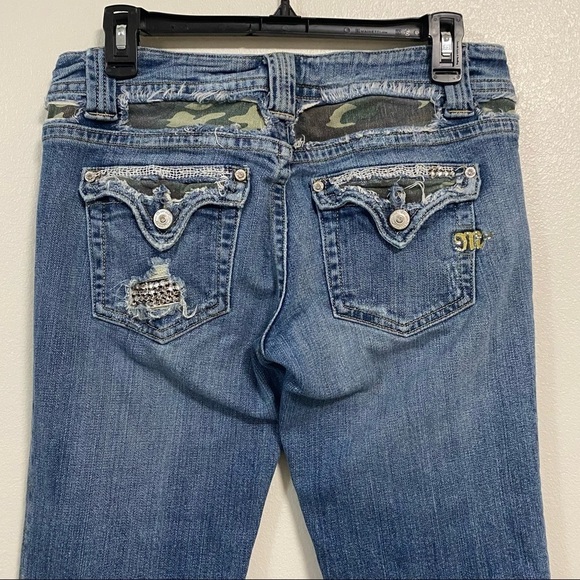 Miss Me Embellished Boot Cut Jeans Size 29 - Picture 7 of 16